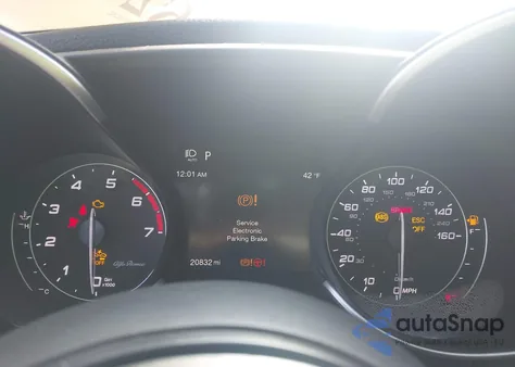 2021 Alfa Romeo Giulia Ti Sport Awd from USA, damaged, VIN ZARFANBN2M7643658